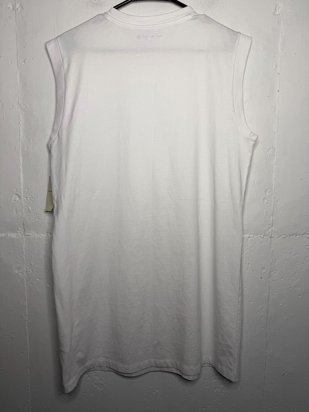 NEW Abercrombie & Fitch Medium Petite White Sleeveless Shirt Dress